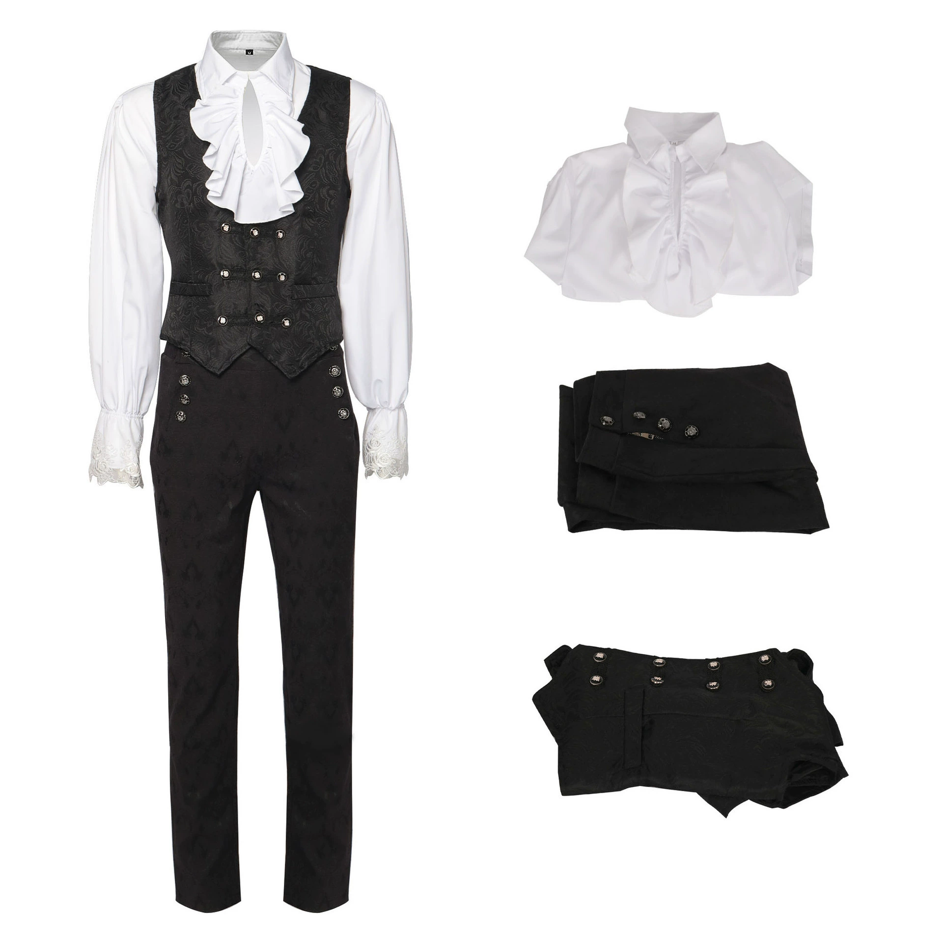 Jacket, set, Amazon, punk style, Gothic