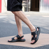 Сандалии, трендовые универсальные высокие тапочки на платформе, летняя пляжная обувь, мягкая подошва