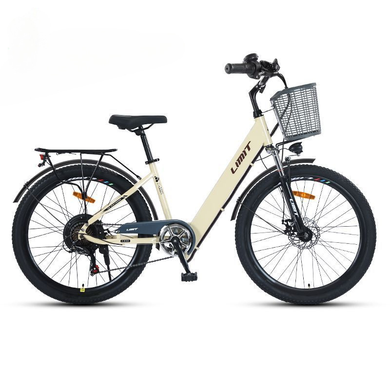 Bicycle New National: LIMIT Auto Parts and Accessories - 26-inch-womens-bike-spoke-wheel-rear-7-speed-beige-48v5ah