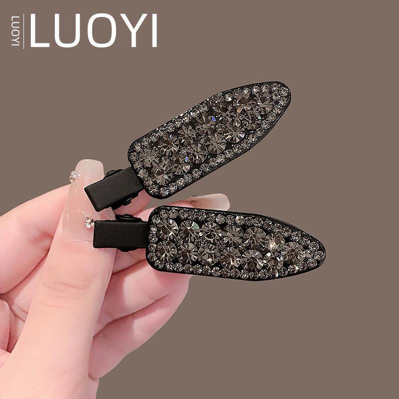 New full-diamond hair clip, shovel-shaped hairpin for women, fashionable and versatile, side clip for bangs, back-of-the-head bobby pin, other hair accessories New full-diamond hair clip, shovel-shaped hairpin for women, fashionable and versatile, side clip for bangs, back-of-the-head bobby pin, other hair accessories