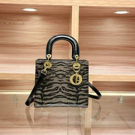 跨境货源批发新款戴妃包包2025高级感时尚单肩斜挎包手提盒子包包