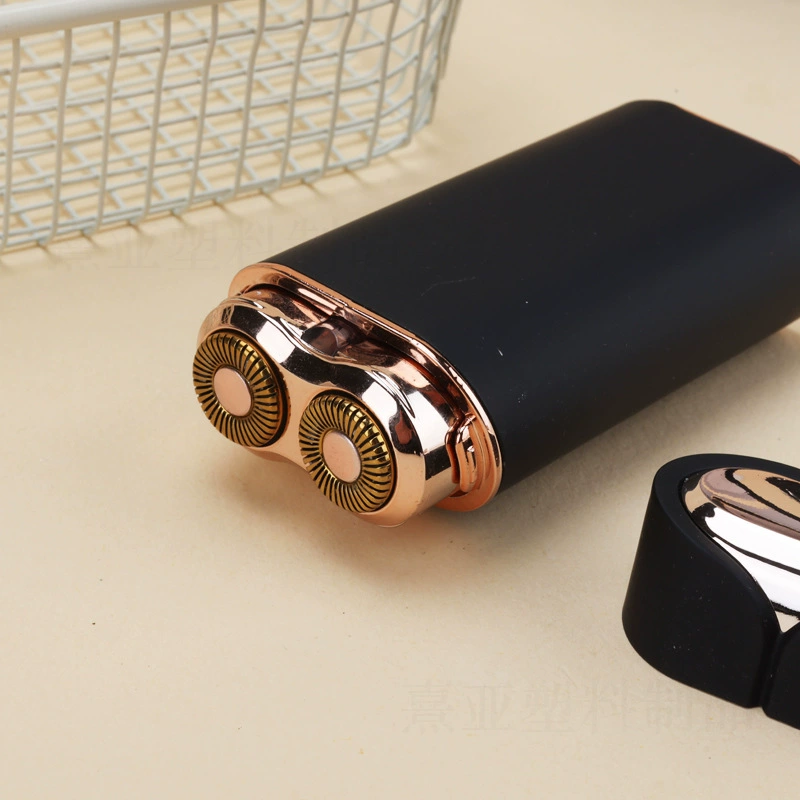 Новая двусторонняя бритва с LED-подсветкой, антицарапинная, портативная, для удаления волос на теле и подмышками.