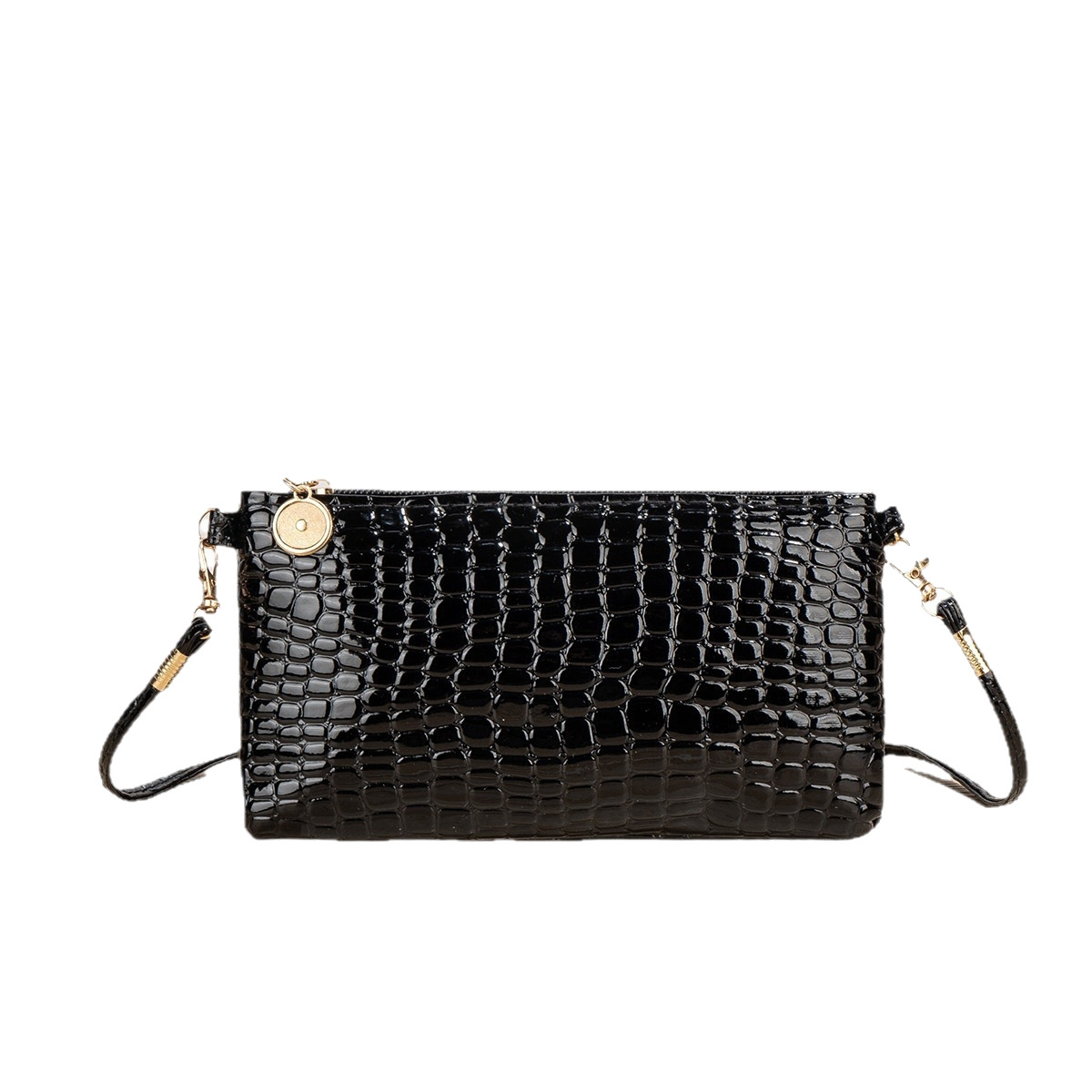 Nuevo cocodrilo estampado bolso de mano mini bolso cuadrado bolso de monedas de mujer mochila de hombro bolso de cambio de llaves image 6