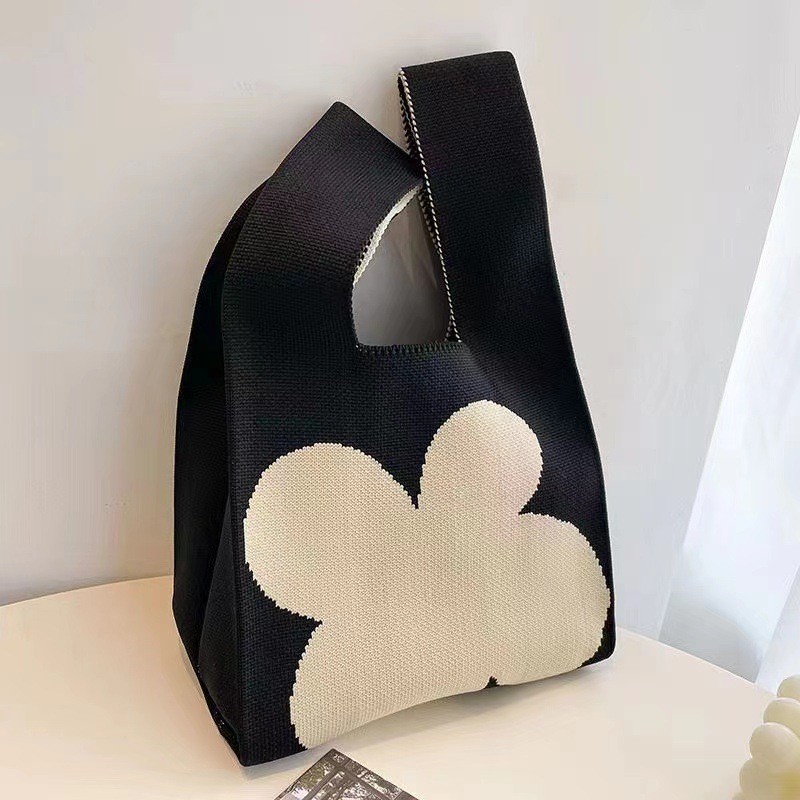 Ins versión coreana de primavera y verano nuevos bolsos de mujer, bolsos de mano, bolsos de punto de nicho simples, bolsos de chaleco, bolsos de mensajero