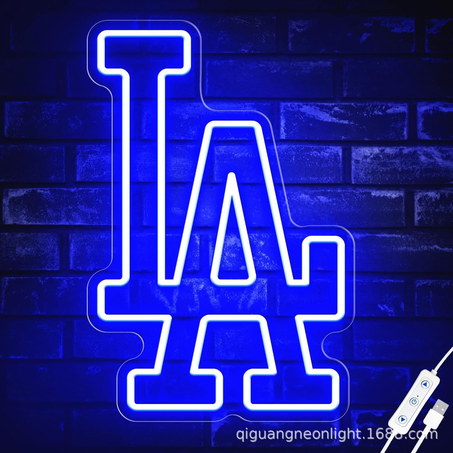 Colorful team logo LED neon lights, custom interior wall decorations, party atmosphere lights, bar decorative lights