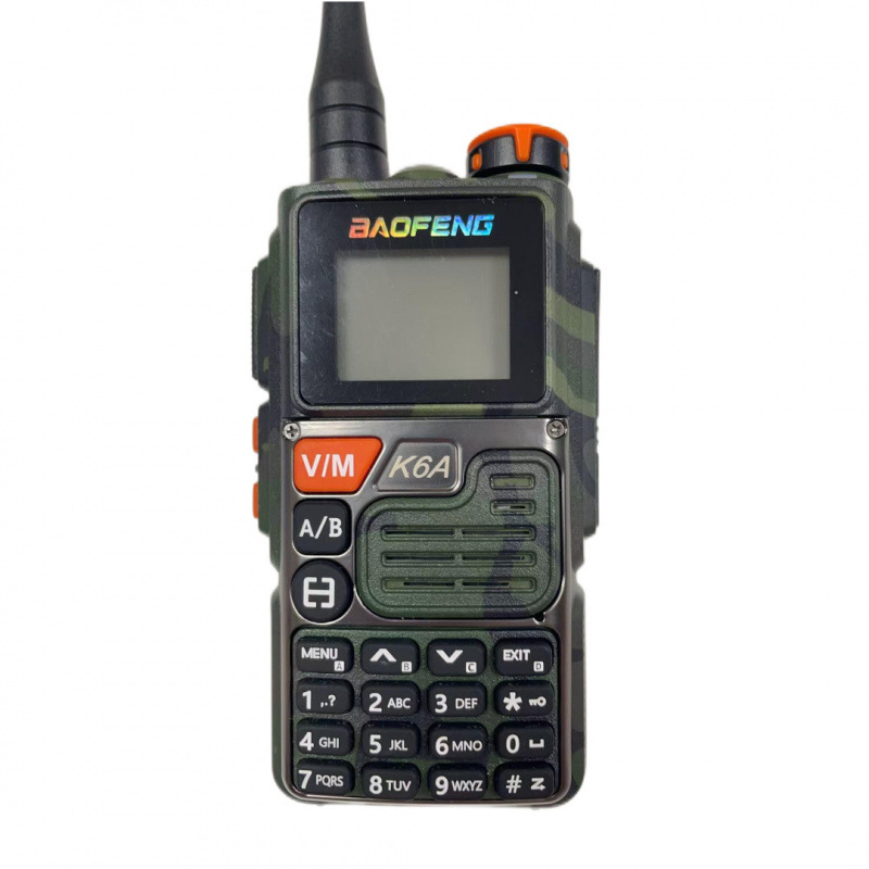 Baofeng walkie-talkie UV-K6A Baofeng alta potencia inalámbrica de mano de banda completa una llave a frecuencia fábrica de larga distancia al aire libre