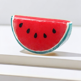 Fruit watermelon soap children's soap cute creative hand washing Bath Bath face washing cleansing children's soap handmade soap