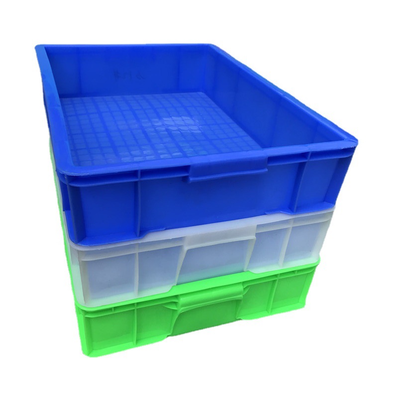 厂家现货塑料周转箱611*417*120加厚胶盆 五金包装中转胶框