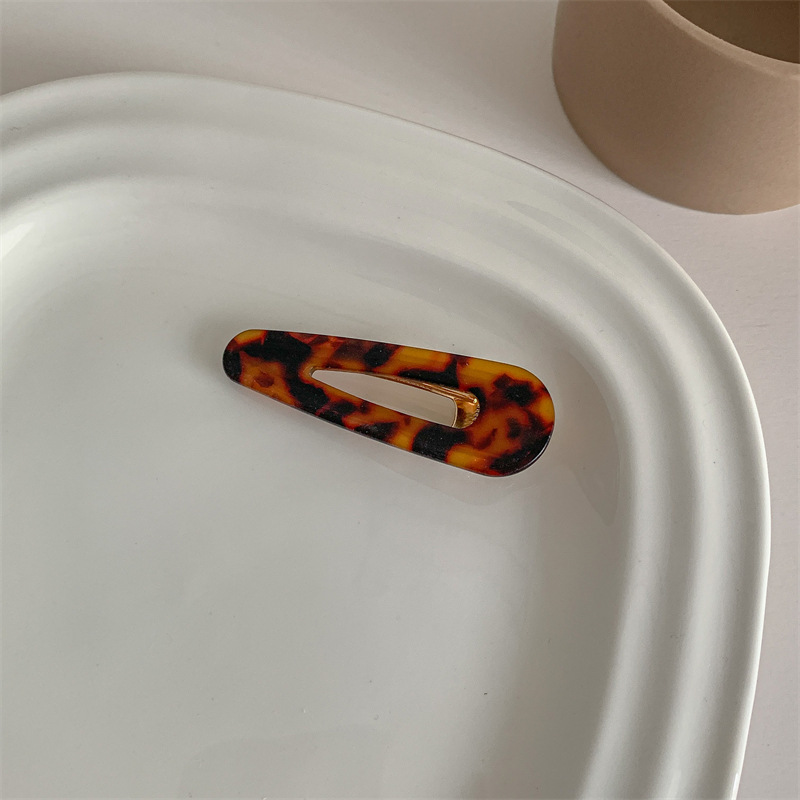 琥珀豹纹水滴款