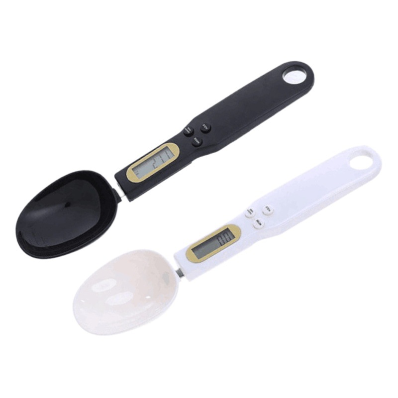 Qianju palillos escala de la cocina del hogar escala de la hornada Escala electrónica de medición de alimentos cuchara escala ingredientes alimentarios balanza electrónica