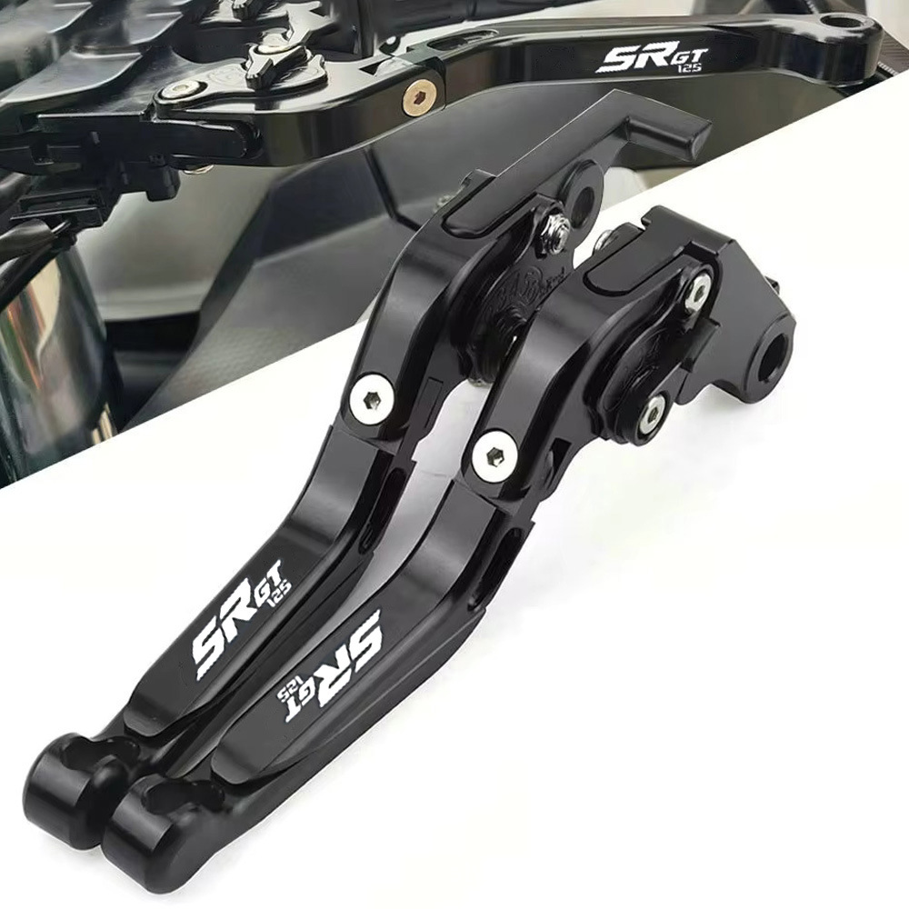 Suitable for Aprilia Sr Gt125 Motorcycle Telescopic Folding Brake Clutch Handle Lever Horn Cnc