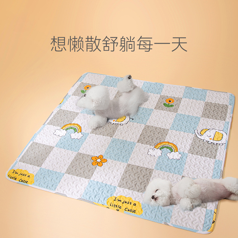 Estera del animal doméstico estera del perro estera de dormir cuatro estaciones universal gato nido estera de arena de gato perrera jaula de perro pad suministros