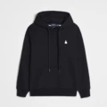 [pullover style] black white label