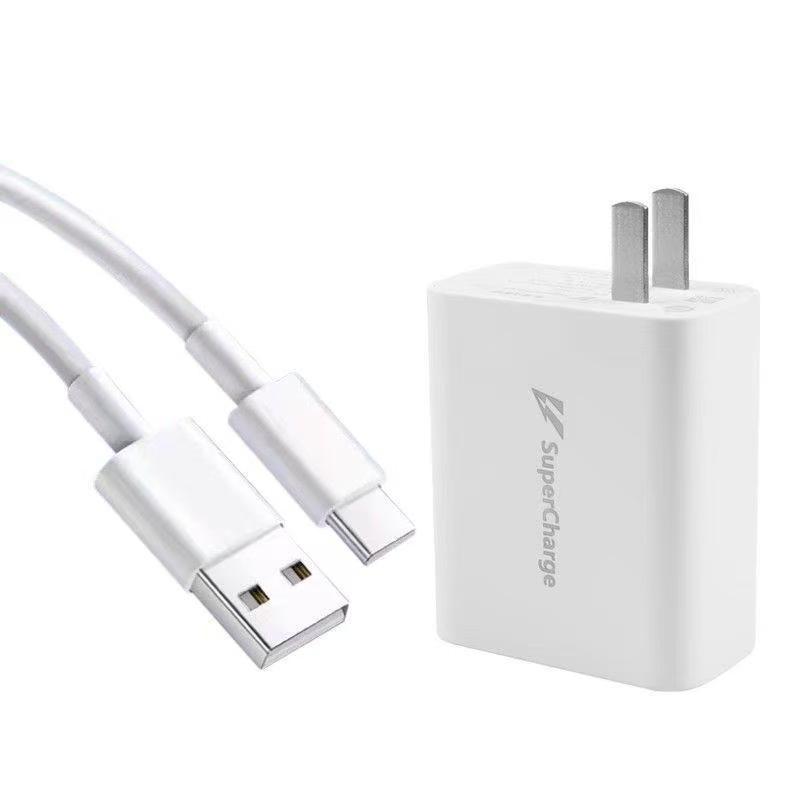 Aplicable a vivo80w cargador X80 cabeza de carga súper rápida S18 / 16 / 15 cabeza de carga flash cable de datos de cargaTypec