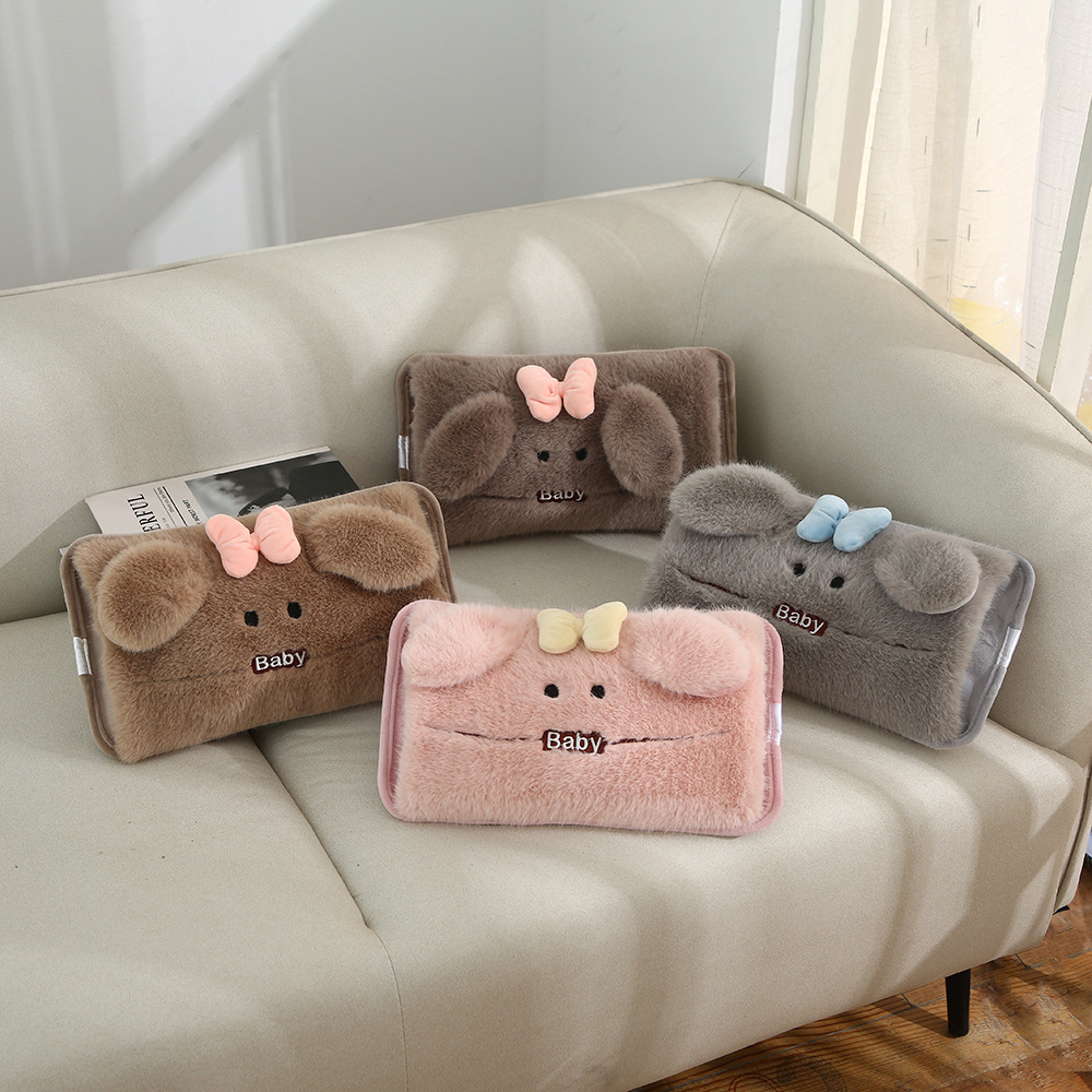 智能防爆恒温热水袋加大加厚毛绒暖水袋女生敷腰暖肚子电暖宝批发