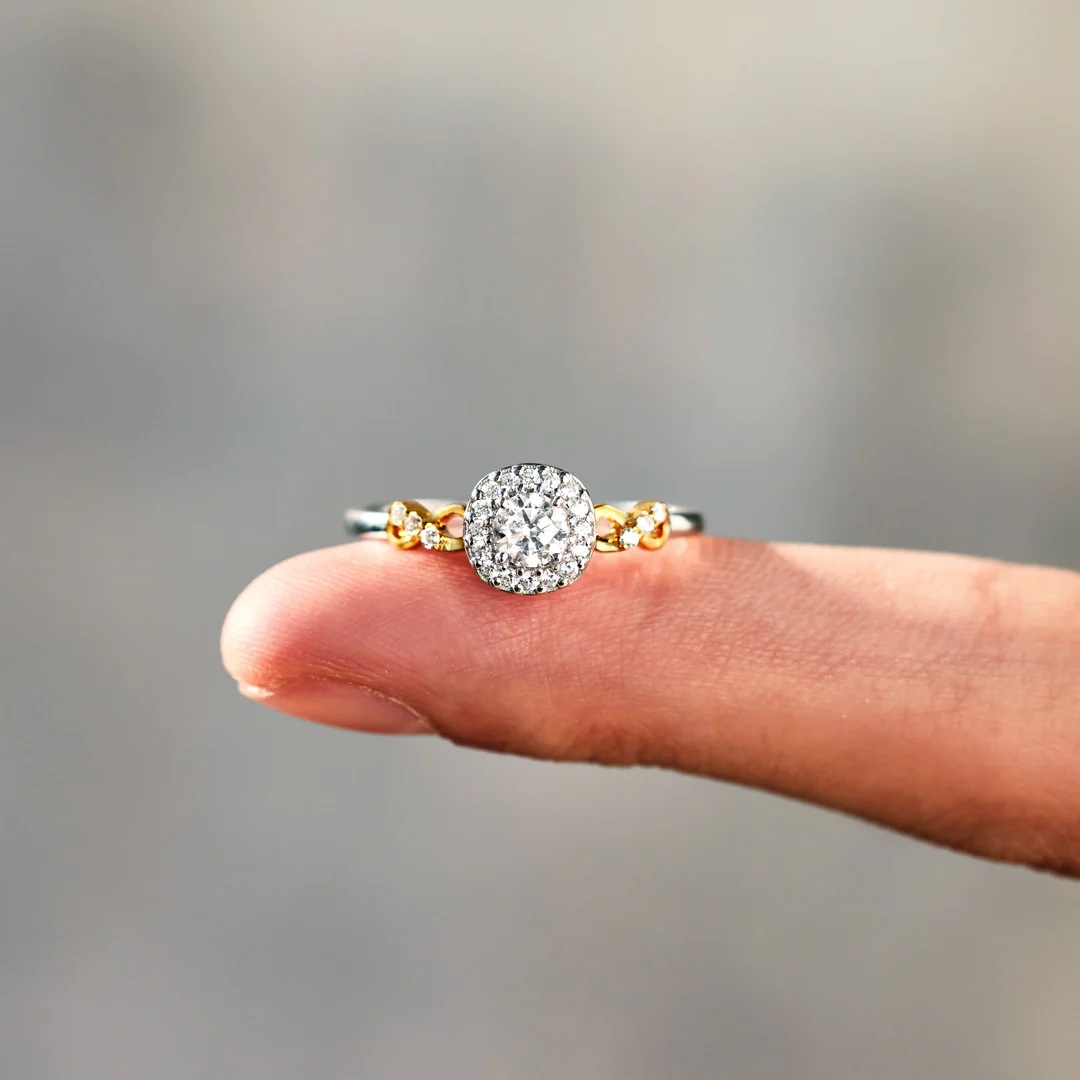 Women's Gender 925 Sterling Silver Zircon Geometric Rings 925 Sterling Silver Rings