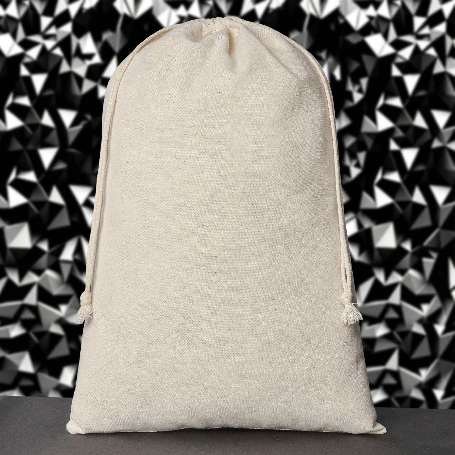 Fábrica en stock bolsas de algodón accesorios bolsas de almacenamiento de granos transpirables bolsas de algodón de cuerda de dibujo de color real image 15