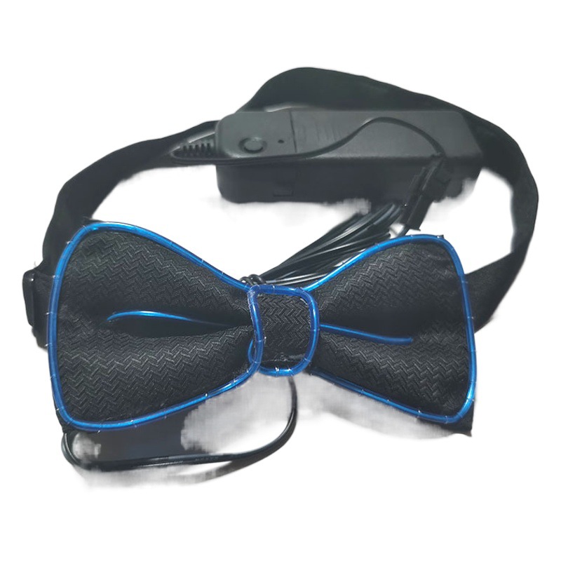 LED luminoso pajarita bar Night Club disco Dance party decoración corbata estilo coreano ropa fiesta decoración atmósfera