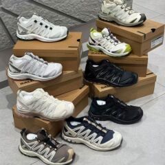 純原サロモンXAPRO 3d砂場灰男女モデル登山徒歩靴スポーツシューズ通気滑り止めランニングシューズ