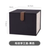 Single cup black cloth pattern handmade box (gift box does not include cup)