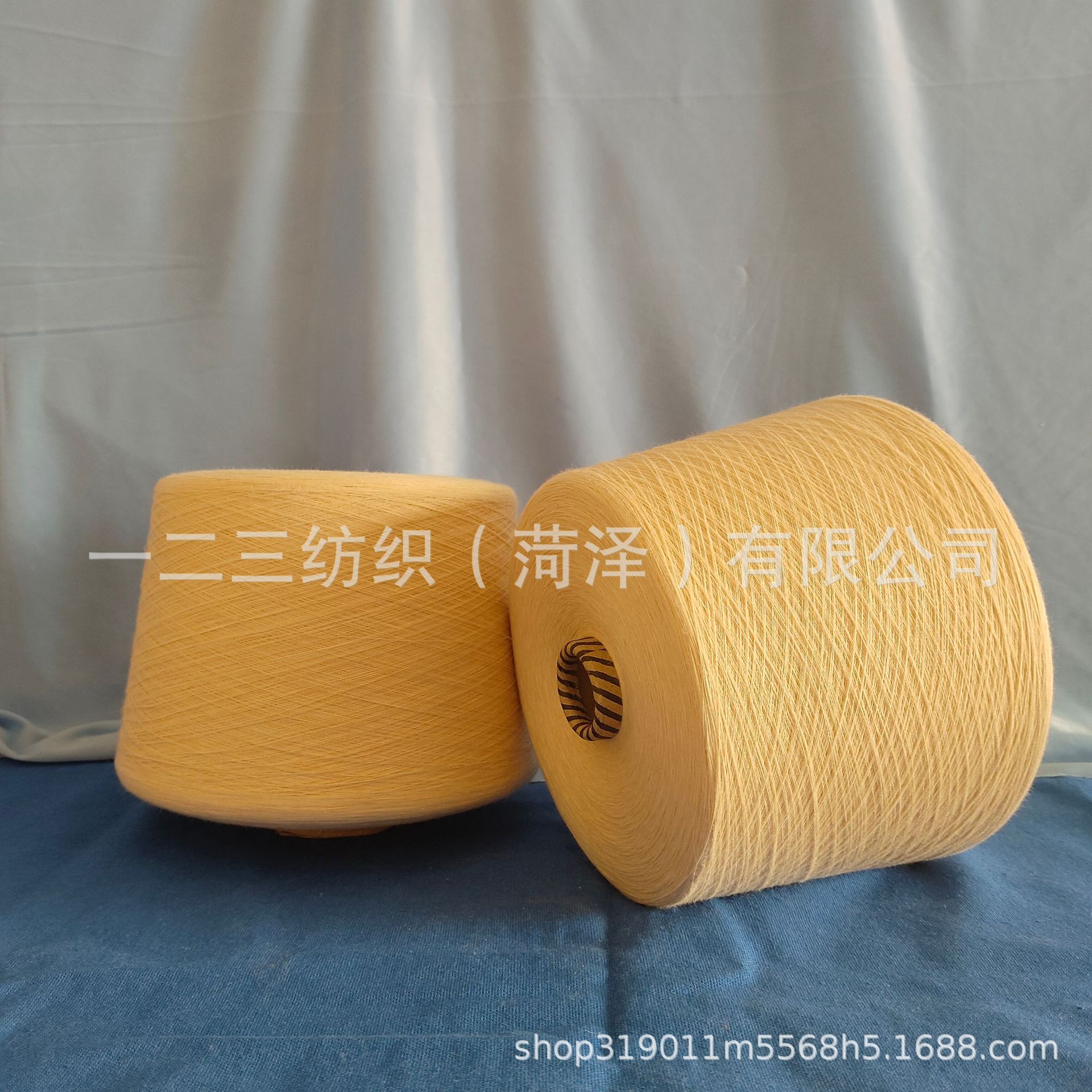 纯棉染色纱 /麻灰色 常规支数 现货供应  彩棉纱 纯棉麻灰色纱