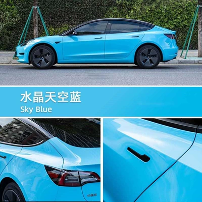 clear sky blue car wrap film, Auto Color Change Film