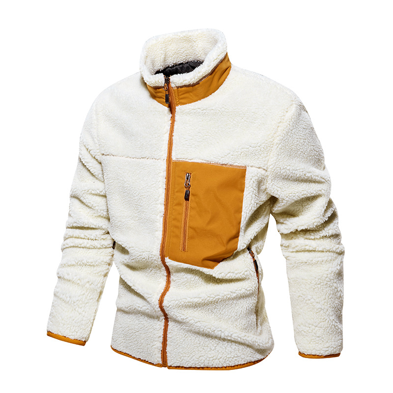 Giacca uomo in agnello casual e calda per l'inverno_voghion.com
