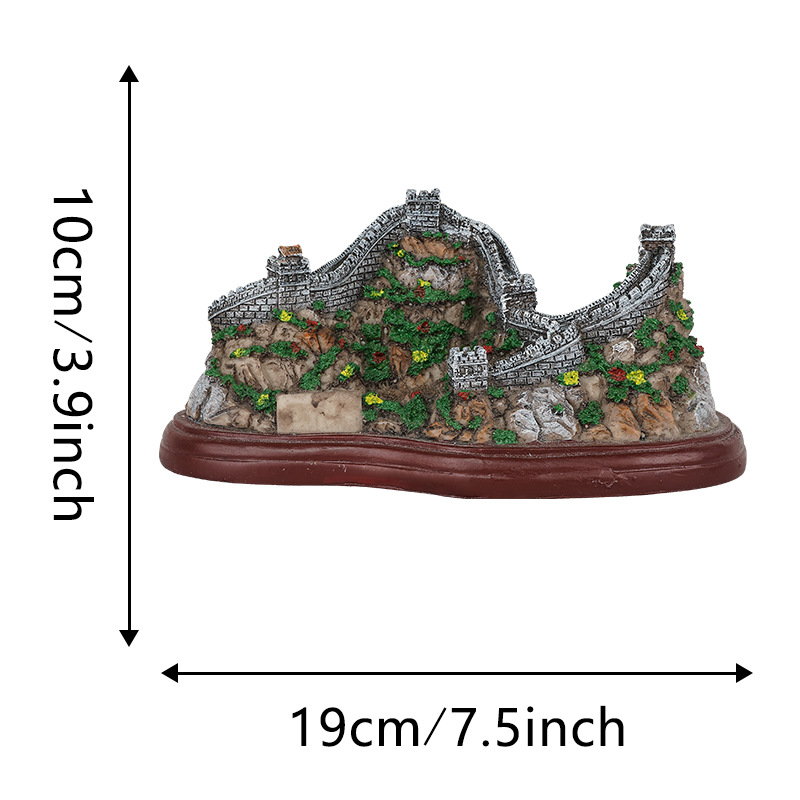   ChinaTheGreatWall Resin Home Decoration Great Wall Tourist Attractions Cultural and Creative Small Gifts