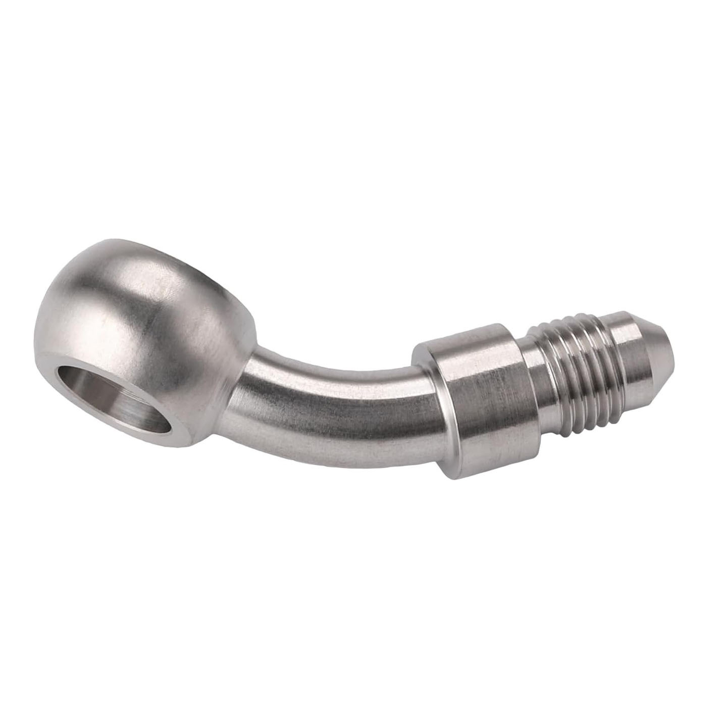 Multi-angle motorcycle modification accessories stainless steel brake hose AN3 fish-eye joint hose