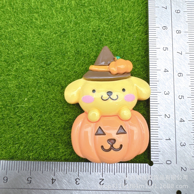 アニメ樹脂部品ハロウィーンシリーズdiyクリームゴムアクセサリーヘアクリップ冷蔵庫ケースケース装飾部品|undefined