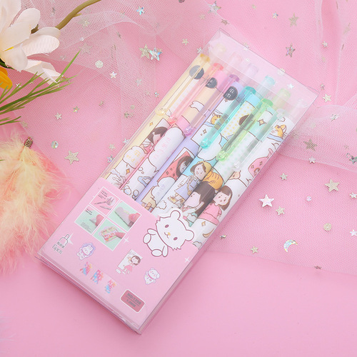 Automatic Dropping Glue Pen, Creative Cartoon Glue Pen, Fast-Drying Glue Pen, Student DIY Handmade Journal Glue Pen