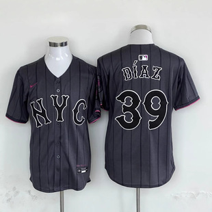 Mlb New York Mets 22 #   Soto12 #   Lindor18 # Strawberry Cross-Border Baseball Clothing