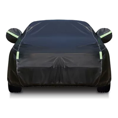 Oxford Cloth Car Cover Manufacturer Wholesale Thickened All-Season Car Cover Rainproof and Sunproof Dupont Oxford Car Cover (Car clothing) - s-dupont-oxford-cloth-black