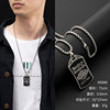 Brand accessory hip-hop style, sweater, necklace stainless steel, wholesale