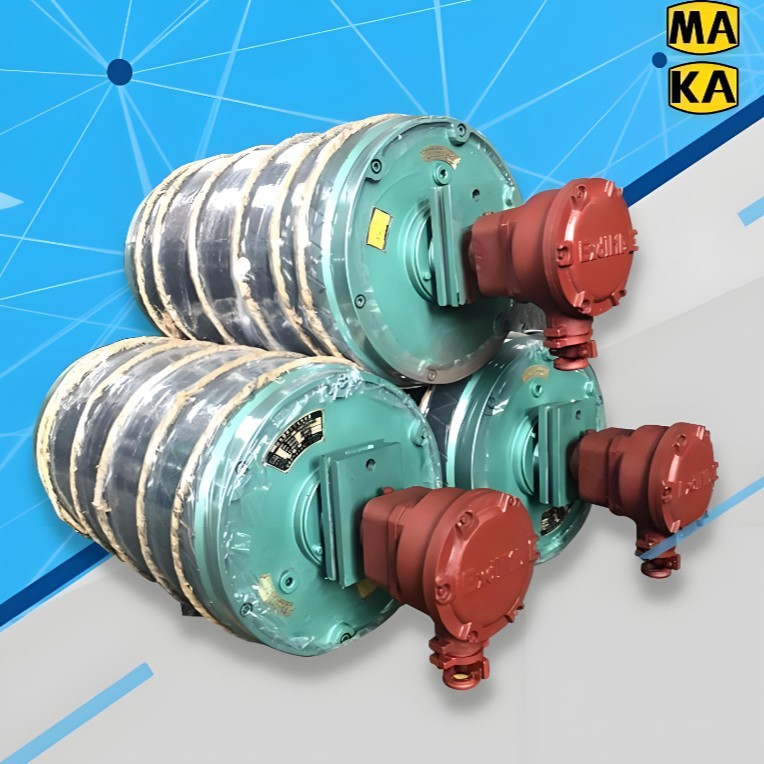 Minería de transmisión rodillo de revestimiento de pegamento máquina de cinturón rodillo eléctrico transportador rodillo de redirección de superficie lisa fábrica de rodillos