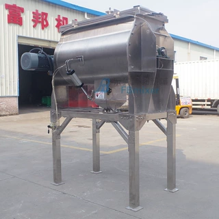 广州石英粉卧式螺带混合机2000L干粉电动搅拌机双螺带循环翻滚