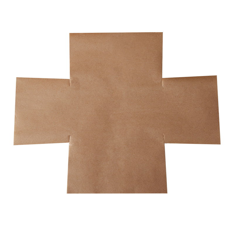 450g de pan tostado de oro almohada soporte de papel de aceite de desmoldeo resistente a altas temperaturas 250g de hornear molde de papel de borde de papel almohadilla de papel