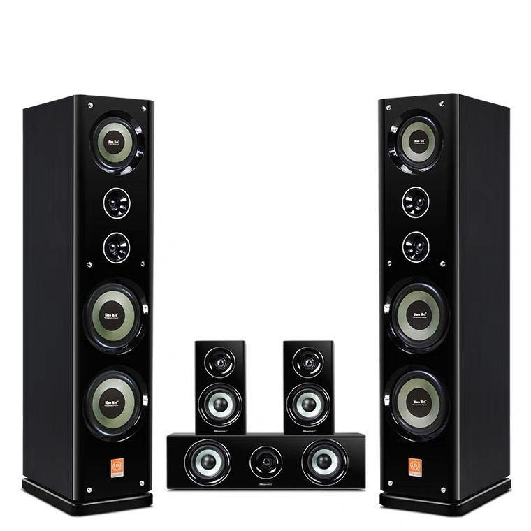 High-Fidelity Hifi Speakers Dual 8inch Floor-Standing Speakers Home Theater Main Speakers Piano Lacquer Luxury Speakers