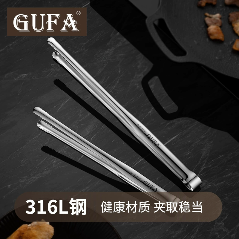 316 из нержавеющей стали пищевые зажимы для барбекю стейк зажимы японские бытовые удлиненные зажимы для барбекю антиугарные оптовые продажи