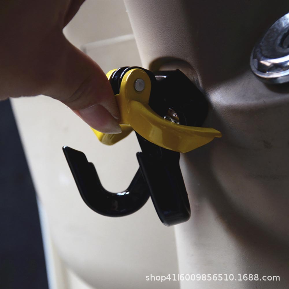Electric car motorcycle multi-function Hook modified helmet storage universal double hook aluminum alloy