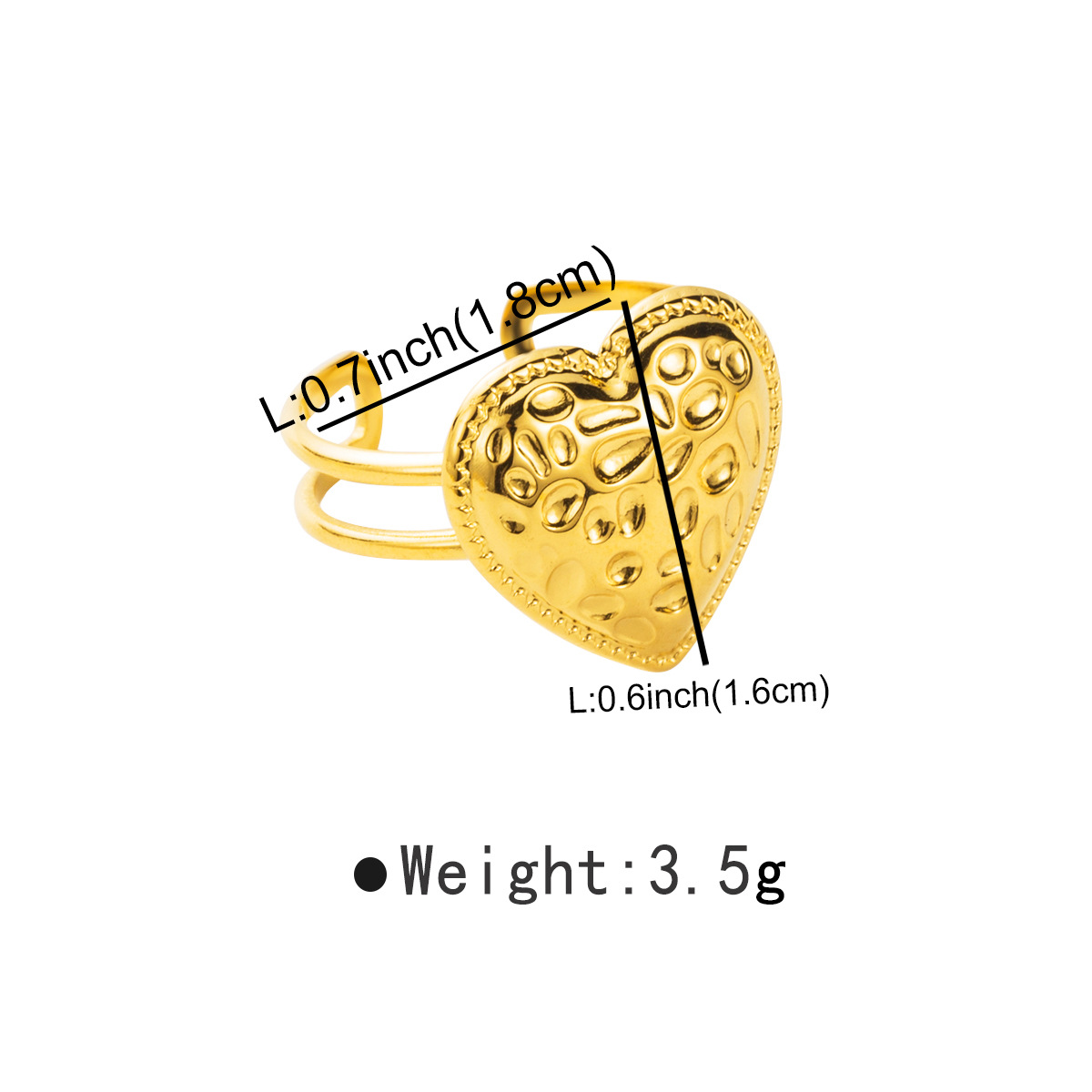 IG Style Heart Shape Stainless Steel Alloy Inlay Zircon Rings Earrings Necklace display picture 1