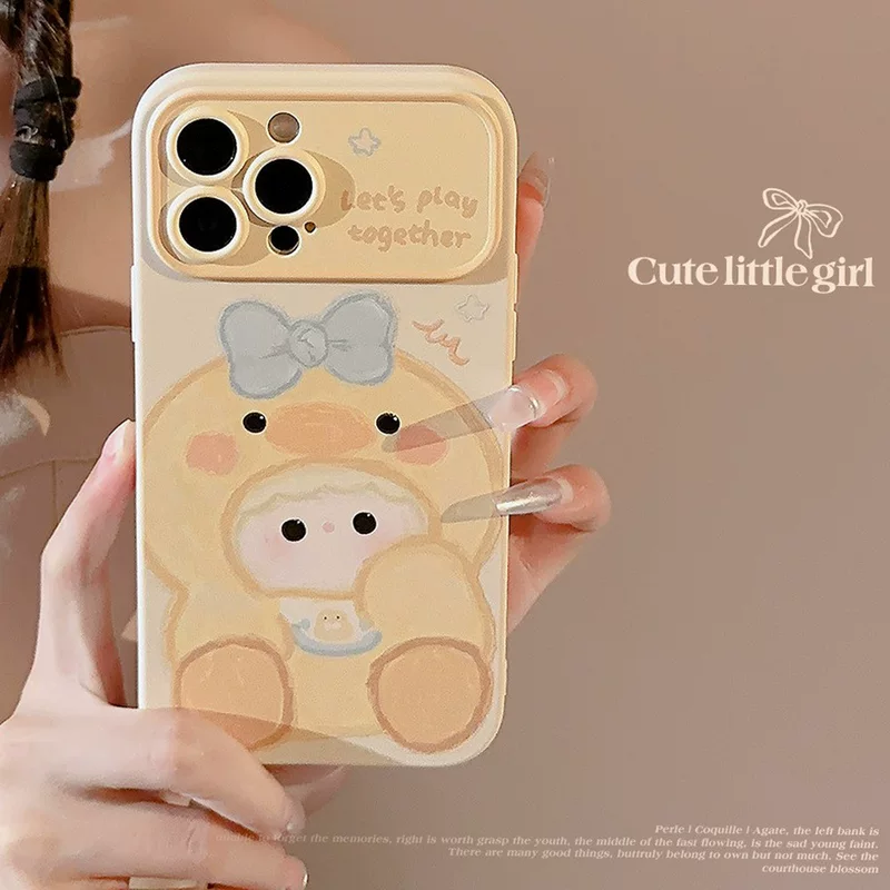 Apple, мультяшный совместимый чехол, 17promax, iphone