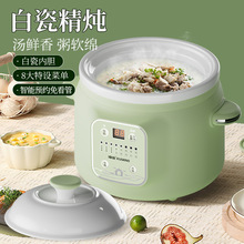 多功能家用電燉鍋煮粥煲湯鍋大容量陶瓷小燉鍋可預約定時燉電盅