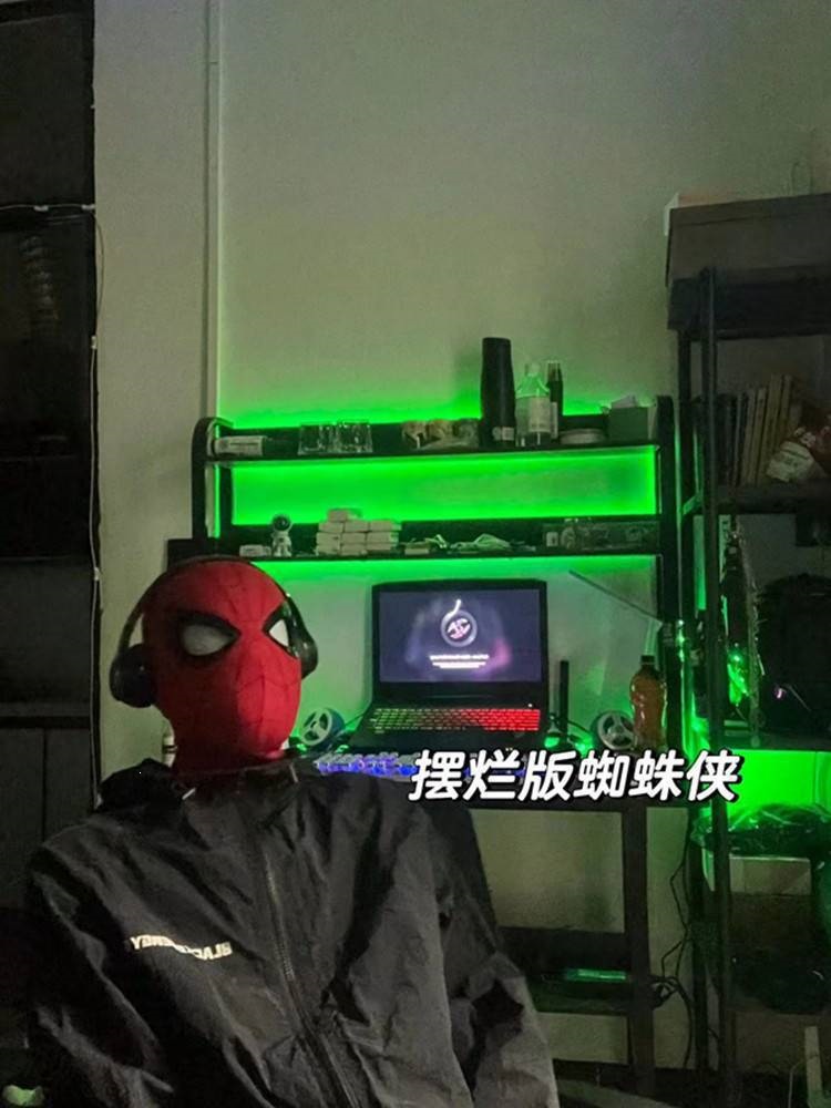 Spider-Man mask with fully automatic movable eyes, Heroic Expedition Miles, can blink, gift for children and boys