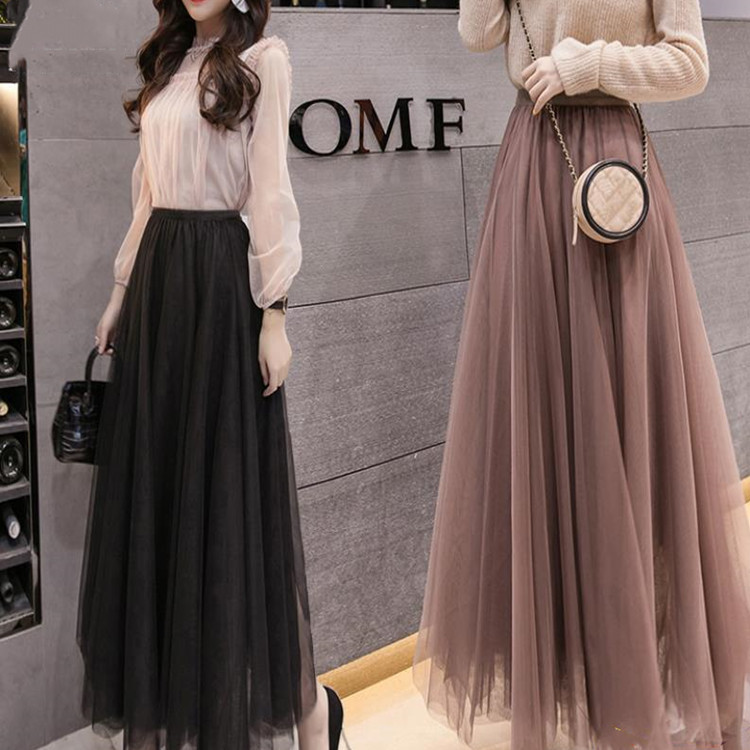 Carefully Selected 2023 New Style Large Flared Mesh Skirt for Women, Pleated Skirt, High-Waisted Long Skirt, A-Line Skirt for Dance Carefully Selected 2023 New Style Large Flared Mesh Skirt for Women, Pleated Skirt, High-Waisted Long Skirt, A-Line Skirt for Dance
