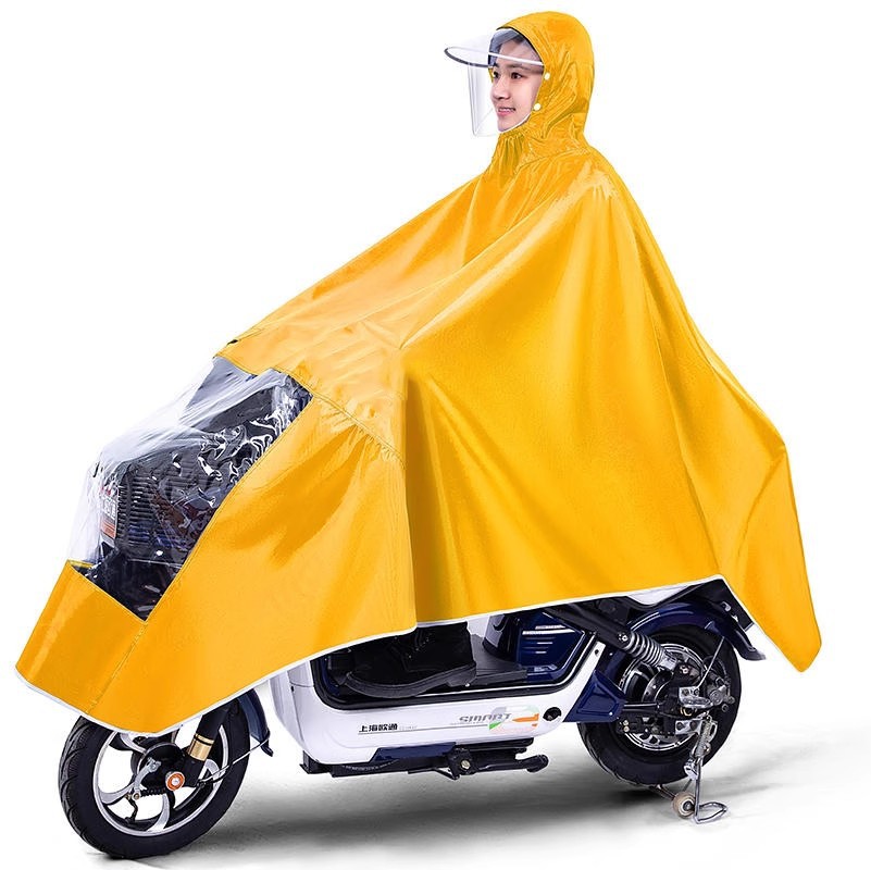 Impermeable para vehículos eléctricos, poncho largo para patinetes eléctricos, resistente y grueso, unisex, nuevo modelo 2025.