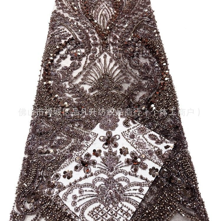 2026 nuevo estilo de lujo ligero vestido de noche de fiesta de alto nivel nicho de la banda de cumpleaños vestido de noche tela de cuentas