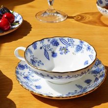 咖啡杯套装英式下午茶杯子红茶欧式茶具陶瓷杯家用水杯北欧风碟子