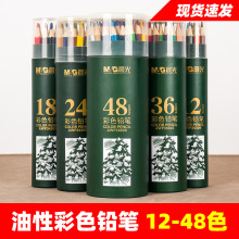 晨光彩色铅笔水溶性木铅笔36色油性彩铅免削幼儿园小学生绘画笔