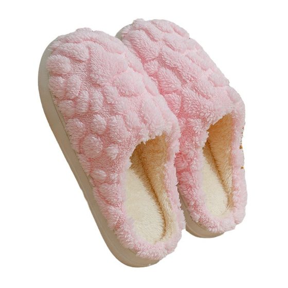 New Indoor Cotton Slippers Men's and Women's Home Cotton Slippers Moon Shoes Couple's Warm Non-Slip Thick Sole Mao Shoes 2024 Autumn and Winter